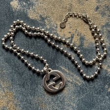 Gucci interlocking necklace for sale  MILTON KEYNES