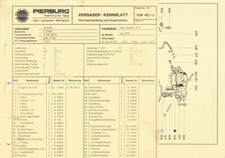 Datenblatt einstelldaten solex gebraucht kaufen Datenblatt einstelldaten solex gebraucht kaufen  Babenhausen