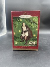 Ornamento lembrança Hallmark Star Wars episódio 1 Qui-Gon Jinn comprar usado  Enviando para Brazil