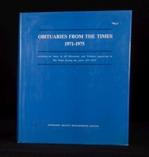 1975-79 3Vol Frank C. Roberts Obituaries from The Times 1951-1975 segunda mano  Embacar hacia Mexico
