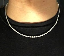 Solid silver chain for sale  Haddon Heights