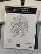 Stampin lovely lattice for sale  White Lake