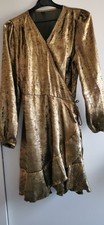 Wickelkleid gold 40 gebraucht kaufen  Erfurt