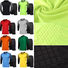 Roupa masculina acolchoada jersey e shorts uniforme de treinamento de time de futebol goleiro comprar usado  Enviando para Brazil