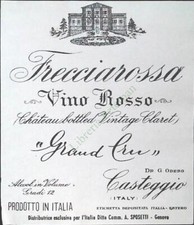 Frecciarossa vino rosso usato  Monza