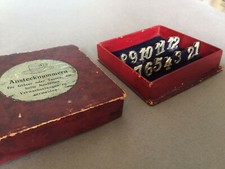 Anstecknummern vintage numerin usato  Firenze
