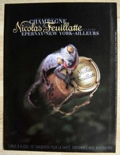Publicité papier champagne d'occasion  Vif
