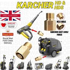 2017 KARCHER HD & HDS EASY - ADAPTADOR DE MANGUEIRA LOCK FORCE FÊMEA X M22 MACHO 6/12 7/10 comprar usado  Enviando para Brazil