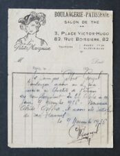 Invoice 1936 bakery d'occasion  Expédié en Belgium