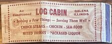 Log cabin restaurant for sale  Quincy