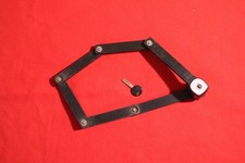 Fahrradschloss schwarz faltsch gebraucht kaufen  Wedel