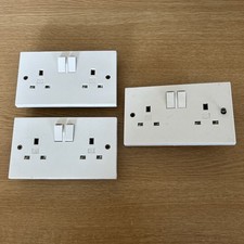 Gang double sockets for sale  HOLMFIRTH