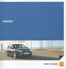 Renault Sandero car (Dacia made in Russia) _2010 Prospekt / Brochure  comprar usado  Enviando para Brazil