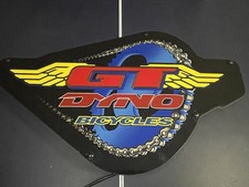 *RARO* DYNO GT BICICLETA BMX SINAL DE REVENDEDOR ILUMINADO NEON COM CAMISETA GT OLD MID SCHOOL, usado comprar usado  Enviando para Brazil