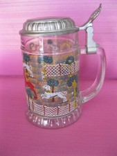 Glass tankard stein for sale  PORTSMOUTH