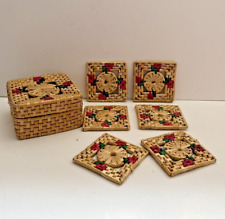 Square woven wicker for sale  LONDON