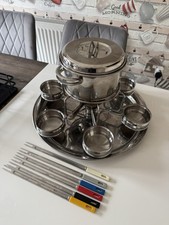 Stainless steel fondue for sale  CHORLEY