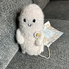 Pelúcia de bicho de pelúcia Cuddle + Kind 👻🌸 Baby Ghost rosa blush com flor 7” comprar usado  Enviando para Brazil