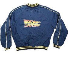 Jaqueta masculina vintage Back to The Future filme grande promocional MCA vídeo anos 80 *LEIA comprar usado  Enviando para Brazil