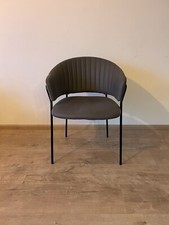 Grauer armlehnstuhl microfaser gebraucht kaufen  Korschenbroich