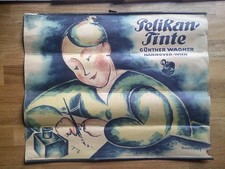 Altes plakat pelikan gebraucht kaufen  St Johann