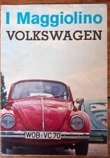 Depliant. maggiolino volkswage usato  Chiavari