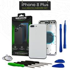 Backcover für iPhone 8 Plus Weiß Gehäuse Rückseite Rahmen Glas Frame Housing NEU, usado comprar usado  Enviando para Brazil
