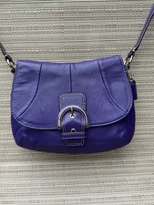 Coach purple leather for sale  Rhinelander