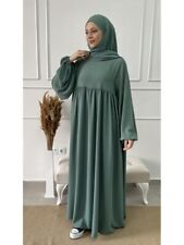 Abaya nida turquoise d'occasion  Sallaumines