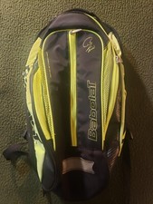 Mochila Babolat Pure Aero preta amarela Rafael Rafa Nadal tênis esporte comprar usado  Enviando para Brazil
