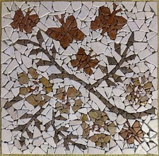 Farfalle rosone mosaico usato  Chiampo