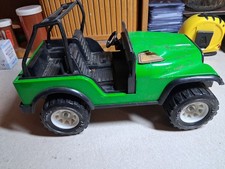 Caminhão de brinquedo fundido vintage Tonka verde Jeep CJ Renegade XR-101 4x4 comprar usado  Enviando para Brazil
