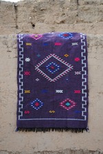 Tapete Kilim marroquino autêntico 5x3 pés – tapete de lã berbere tribal feito à mão, usado comprar usado  Enviando para Brazil