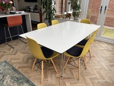 White extendable dining for sale  CHEADLE