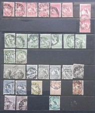 Seleção de número de contador de canguru da Austrália 1d a 1/- X 32, G/F usado postagem grátis , usado comprar usado  Enviando para Brazil
