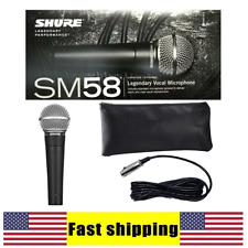 Microfone Shure SM58LC dinâmico com fio XLR profissional EUA frete rápido comprar usado  Enviando para Brazil