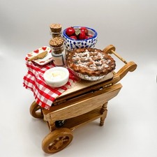 cart wooden serving for sale  Moseley