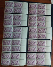 Usado, Dez blocos de placas US 775 F/VF e F+ NH, goma fresca e cor brilhante, sem perf seps comprar usado  Enviando para Brazil