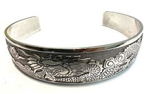 Dragon pattern silver for sale  LYTHAM ST. ANNES