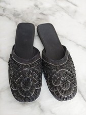 Black beaded sequined for sale  NORWICH