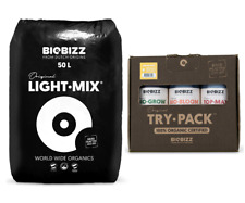 Biobizz TryPack Indoor + BioBizz Light-Mix 50L Starter-Set Grow-Set Dünger-Set comprar usado  Enviando para Brazil