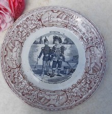 Ancienne assiette parlante d'occasion  France