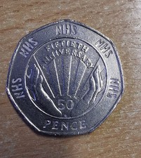 50p coin nhs for sale  HIGHBRIDGE