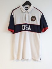 Camisa polo masculina vintage Tommy Hilfiger EUA University America tamanho XL MUITO BOM ESTADO comprar usado  Enviando para Brazil