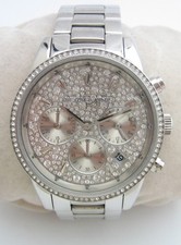 MICHAEL KORS WATCH RITZ FEMININO MK7301 PULSEIRA DE CRISTAIS DE AÇO INOXIDÁVEL GENUÍNA comprar usado  Enviando para Brazil