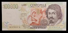 Rara 100000 lire usato  Rocca d'Evandro