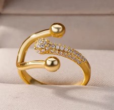 Ring 18kt vergoldet gebraucht kaufen  Mülheim an der Ruhr