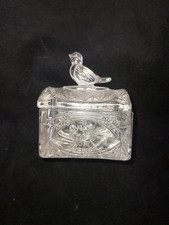 Crystal trinket box for sale  Deadwood