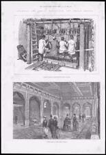 1886 antique print for sale  ASHFORD