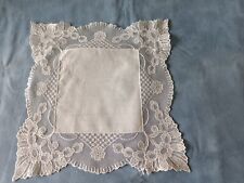 Mouchoir mariee dentelle d'occasion  Saint-Macaire